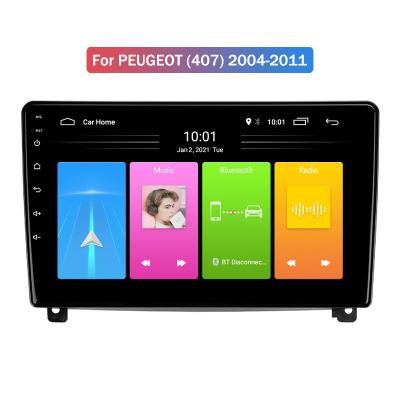 China Android Automotive Car DVD Navigation Stereo Player For Peugeot 407 Car Multimedia System Radio 2004 - 2011 for sale