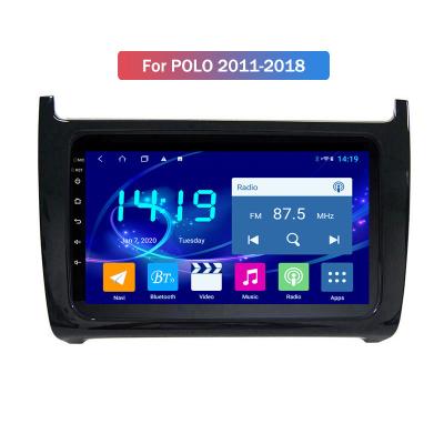 China CARPLAY Automotive DSP 4G+64G 10.1 Inch Android 12 QLED Screen Car Multimedia System For POLO Car Gps Radio Navigation 2011-2018 for sale