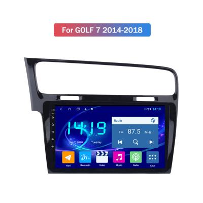 China CARPLAY 4G+64G Automotive DSP 10.1 Inch Android 12 QLED Car Multimedia System For Golf 7 Gps 2014-2018 Radio Navigation for sale