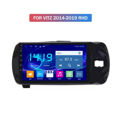 China 4G+64G Automotive For 2014-2019 Toyota Vitz 3 III XP130 Android 12 4GB Car Radio Stereo Navigation GPS WiFi Autoradio for sale