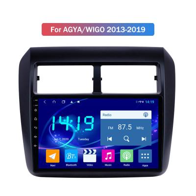 China Automotive 4G+64G For TOYOTA WIGO Car Radio Multimedia VCR Navigation 2012-2016 GPS Android 12 DSP Stereo for sale