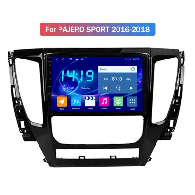 China Automotive 4G+64G Car Dvd Gps Navigation Auto Radio Stereo For Mitsubishi Pajero Sport 2016 2017 2018 Android 12 Vehicle Autos DSP for sale