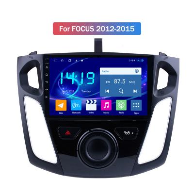 China 9 inch Android 12 car dvd multimedia gps automotive 4G+64G QLED navigation system for Focus 2012-2015 Built-in 4G LTE DSP CARPLAY for sale