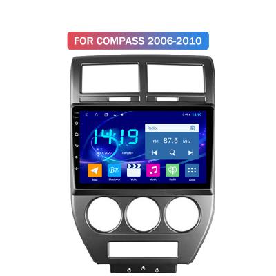 China Automotive 4G+64G Android 12 QLED 9 Inch For 2006-2010 Jeep Compass Car DVD GPS Navigation Radio Audio Video Multimedia System for sale