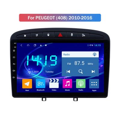 China Video 9 Inch Android 12 Car Automotive Audio Stereo Radio Multimedia Player For PEUGEOT 308 408 2010-2016 GPS Navigation for sale