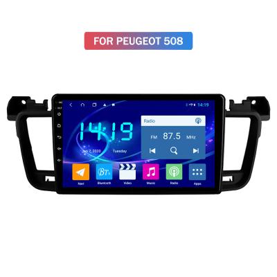 China DSP CARPLAY 4G+64G Android 12 Car DVD Video GPS Navigation Automotive Multimedia Player For Peugeot 508 2011-2018 QLED Screen for sale