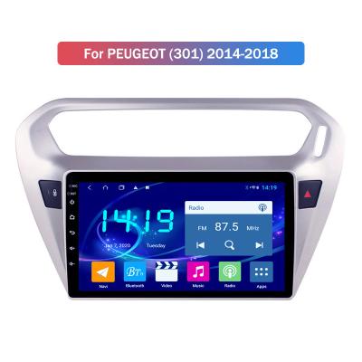 China QLED DSP CARPLAY 4G+64G Android 12 Car Automotive Multimedia Player For Peugeot 301 Citroen Elysee 2014 2015 2016 2017 2018 Gps Navigation for sale