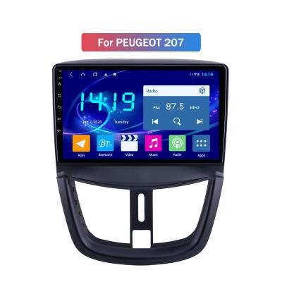 China Automotive QLED 4G+64G Android 12 Car DVD Stereo Multimedia For Peugeot 207 Radio 2008-2014 GPS Navigation Audio Video Stereo for sale