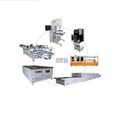 China Low Energy Consumption ZST 100mw Automatic Solar Cell Solar Panel Production Line for sale