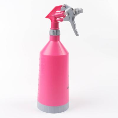 China High Efficient Home Gardening Trigger Spray 1L Adjustable Spray Bottle ik Plastic Sprayer For Watering for sale