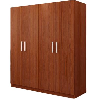 China Manufacturer Custom Large Storage Cheap Hot Sale Bedroom Accessories Convertible Home Wardrobe MDF Wood Panel Cabinet For Clothes for sale