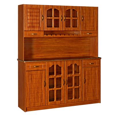 China Eco-friendly Modern Living Room MDF Wine Cabinet Wooden Storage Shelf Cabinet With Doors for sale