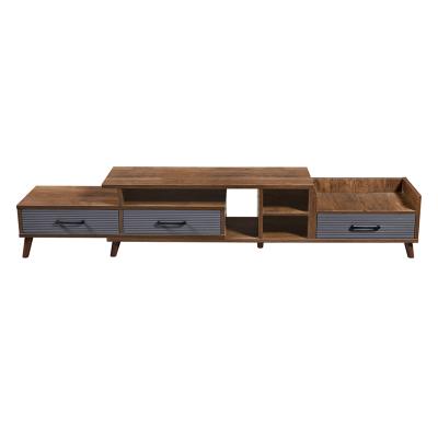 China High Quality Cheap Style Extendable Large Elegance TV Stand Regular Pull-Out Cabinet for Living Room for sale