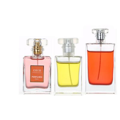 China ONO 30ml 100ml Cosmetic Wholesale Manufacturers Supply Unique Clear Custom Logo Design Clear Perfume Bottle Boxes for sale