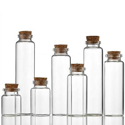 China INFUSION ONO Multi-Specification Borosilicate Storage Lab Glass Bottle High Quality Test Tube With Wooden Cork for sale