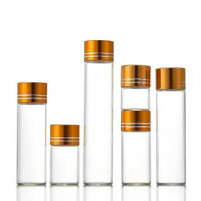 China High Quality Beverage ONO Multi Specification Borosilicate Glass Test Tube Bottle With Screw Cap With Customized Cans for sale