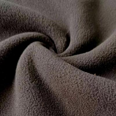 China Anti Pill Factory Good Price 260gsm Soft Shell Fabric Polyester Fleece Fleece Fabric For Garment for sale