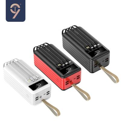 China New 60,000MA Power Charger T21 Power Bank Portable PD22.5W Ultra-fast Fast Charging Mobile Power Bank 9T for sale