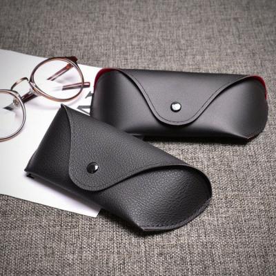 China Fashionable .eco-friendly Fashion Sun Glass Cases Eyewear Sunglasses Box Mens Womens Male Glasses Case Leather Vintage YM-HZ-06 for sale