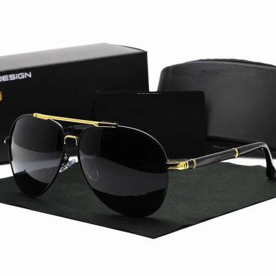 China Fashionable Classic High End Sunglasses Polarized Men Driving Sun Glasses For Brand Design Mirror Eyewear Male for sale