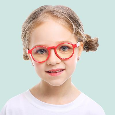 China 2021 new fashion hot sale children's fashion anti blue light blocking blue light blocking glass children's glasses frames for sale