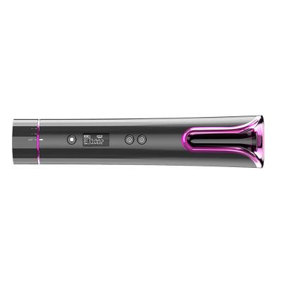 China Newest Selling Professional Portable Usb Charging Fast Training Wireless Hair Curler Adjustable Heat Settings for sale