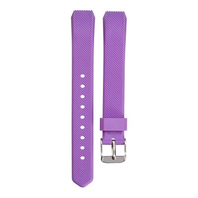 China Classic Soft Rubber Silicone Strap Wristbands Sport Watch Bands For Fitbit Alta Alta Time Watch Strap Band for sale