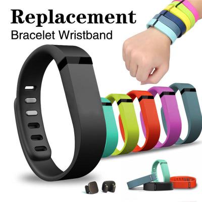 China 16 COLORS Rubber Silicone Wrist Band Replacement Smart Watch Band Strap for Fitbit Flex Activity Tracker Sports Watchband for sale