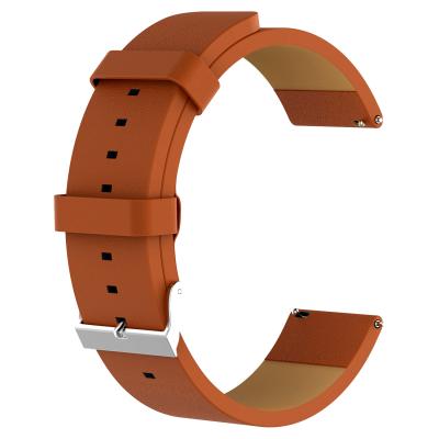 China 22mm Versa Lite Blaze Watch Band Strap Genuine Leather Cowhide Leather Watch Strap for sale