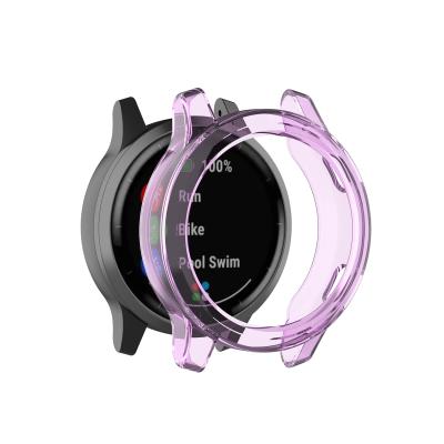 China TPU Silicone Watch Protector Case Rubber Bumper For Garmin Vivoactive 4 4S S Active Watch Cover Stand for sale