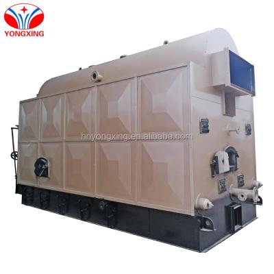 China Horizontal Heat Transfer Chain Grate Laundry Steam Press Machine High Efficiency Wood Pellet Fired Water Steam Boiler Heater Manufacturers for sale