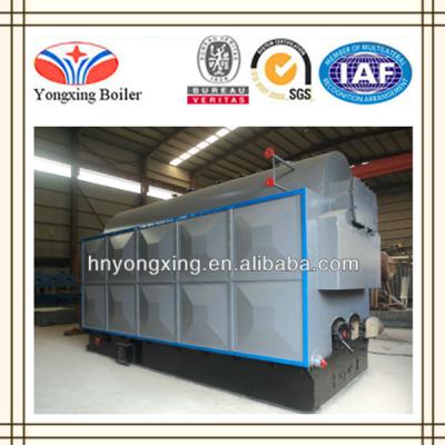 China DZH6-1.25-T Horizontal Water Tube Wood Fired Steam Boiler / Furnace / Generator for sale