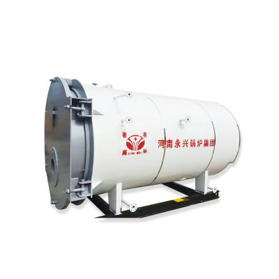 China Horizontal industrial use waste oil food boiler diesel gas machine with superheater for sale