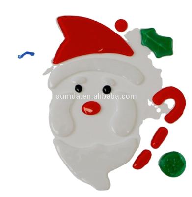 China Window Cling New Design Christmas Stickers Custom Jelly Stickers Window Glass Decoration Wholesale for sale