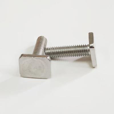 China M5x18.5mm Square Head Stainless Steel Square T Head Hammer Bolt Rectangular Screws for sale