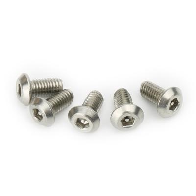 China Security Key Fastener Button Head Screw Stainless Steel Button Cap M4 Anti-theft Screw for sale