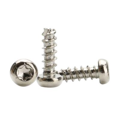 China Pan Pan Head Steel Nickel Plated Thread Form Self Tapping Torx Screw for sale