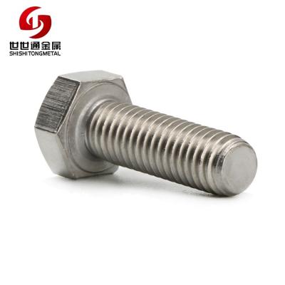 China Automotive M2 M3 M4 M5 M6 M8 M10 High Tensile Full Stainless Steel Thread Hex Screw Nut And Bolt for sale