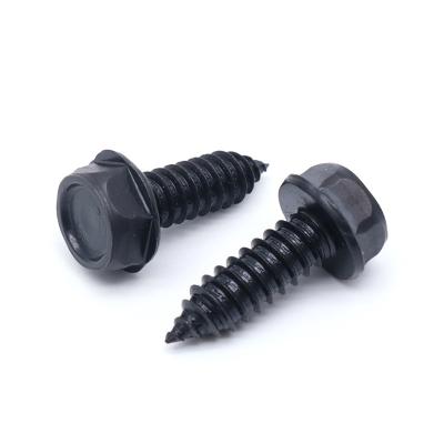 China Manufacturers Custom Hex Screw Hex Galvanized Black Steel Flange Head Self Tapping Bolts Galvanized for sale