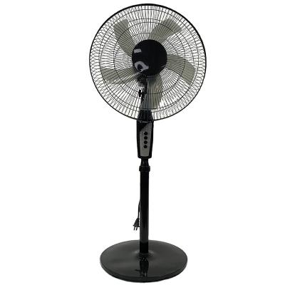 China MY40-22 Hotel Black 16 Inch Electric Fan Push Button Speed ​​Adjustable Floor Fan for sale