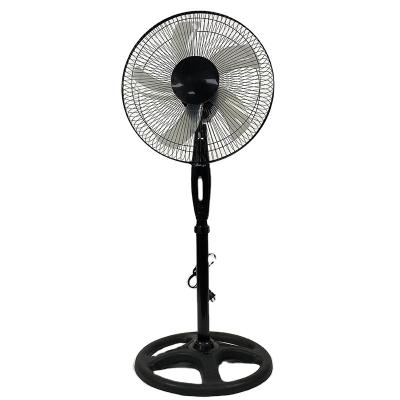 China MY40-8 Hotel Push Button Electric Fan 16 Inch Black Adjustable Speed ​​Floor Fan for sale