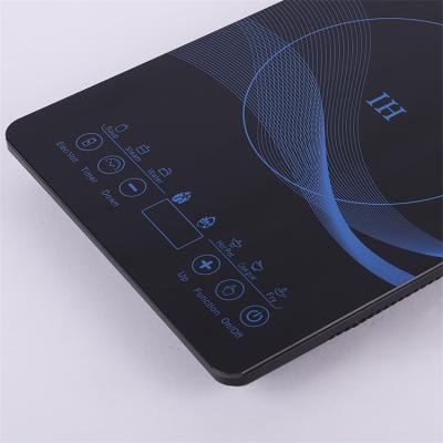 China Hotel Panel 2200w Microcrystalline Intelligent Induction Cooker Household Commercial Induction Cooker for sale