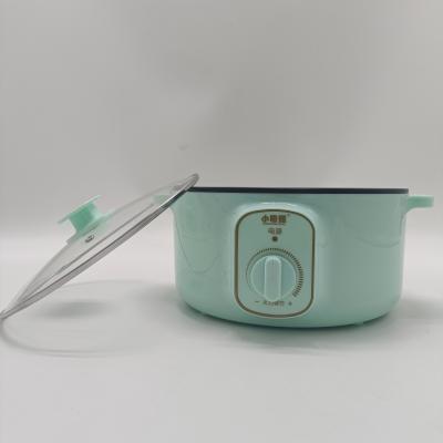 China Hotel Dormitory Mini Electric Hot Pot Green Electric Boiling Pot for sale