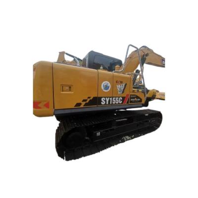 China Constructional engineering Chinese brand cost-effective Used excavator for sale Sany sy155c 15Ton Medium Crawler Used Digger Excavators for sale