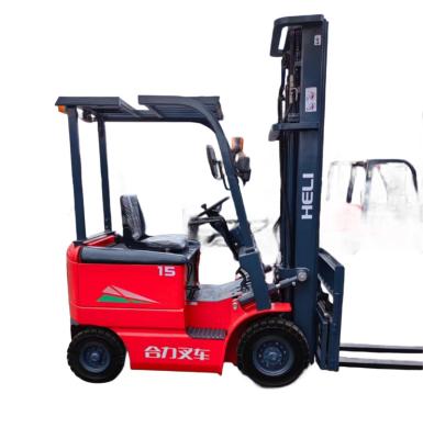 China Hotels HELI Used Electric Forklift Used Battery Forklift 1.5 ton 90% New for sale