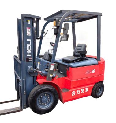 China Hotels Chinese 2 ton Used Battery Forklift HELI Electric Forklift Cheap Price for sale