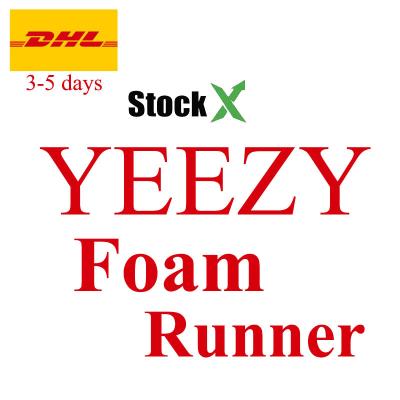 China Yeezy UPPER Yeezy Foam Breathable High Quality Unisex Runner Mineral Blue Ocher Mineral Blue Ocher Runner With Original Logo And Box Sneaker Casual Shoes for sale