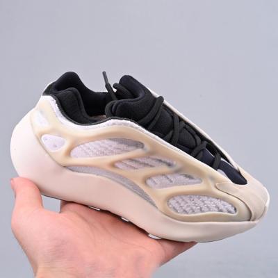 China Durable OG quality logo brand Yeezy kids black 700 V2 V3 sneakers children running sports shoes boy and girls sport shoes with box for sale