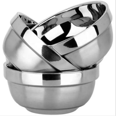 China Sustainable Stainless Steel Bowl Salad Bowl Soup Bowl Set for sale