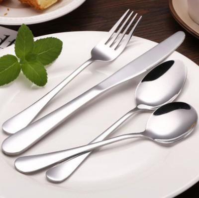 China Sustainable Cutlery Set Spoon Fork Set Stainless Steel Cutlery for sale